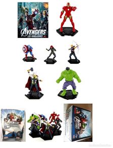 Gummi- und PVC-Figuren: FIGURAS PV LOS VENGADORES MARVEL + CAJA EXPOSITORA DE AVENGERS - FAMILIA - COMANSI